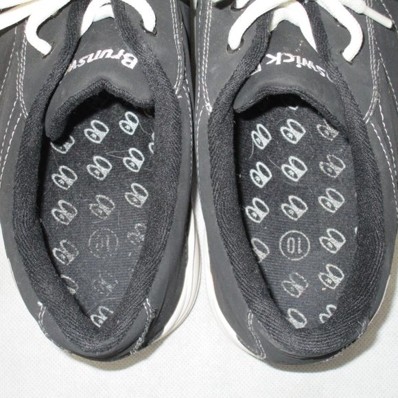 Brunswick Shoes Brunswick K141 Stealth Bowling Shoes Black White